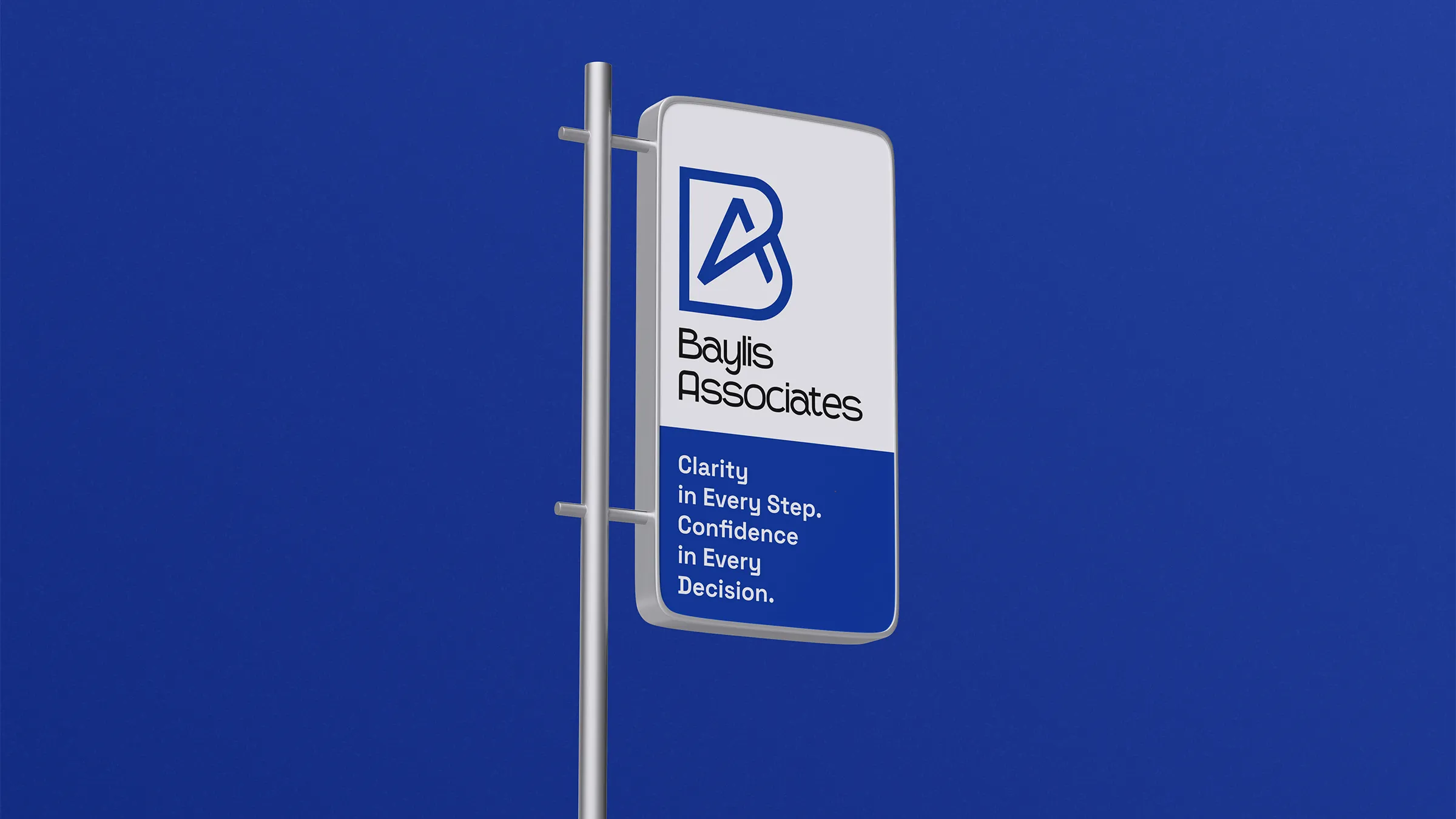Baylis Associates projecting street sign: Clarity in Every Step. Confidence in Every Decision.